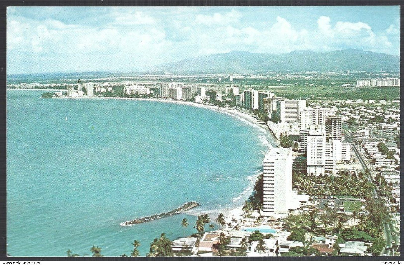 (PAN)  CP San Juan's Puerto Rico,billion Dollar Half Moon The Fast Growing Isla Verde Resort Area . Unused - Puerto Rico