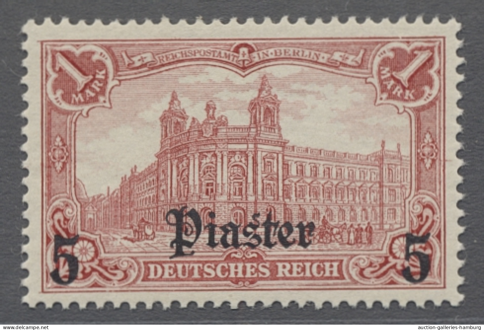 */**/o Deutsche Post In Der Türkei: 1905, DEUTSCHES REICH Ohne Wz., Kleines Lot Aus Neu - Turquie (bureaux)