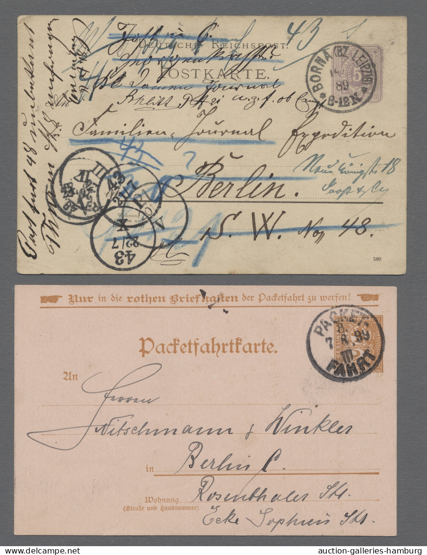 Brf./FDC/GA Deutschland: 1867-2010 (ca.), Partie In 9 Alben Und In Einem Karton Mit U.a. Deu - Colecciones