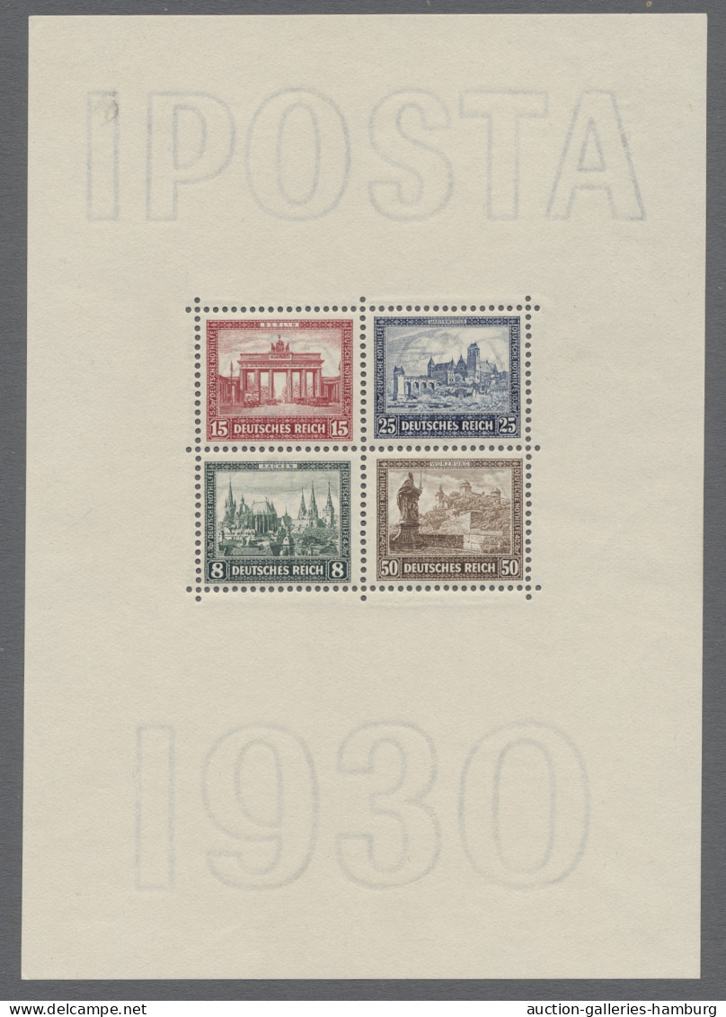 */** Deutsches Reich: 1872-1945, ungebrauchte / postfrische Sammlung in Falzlos-Schra