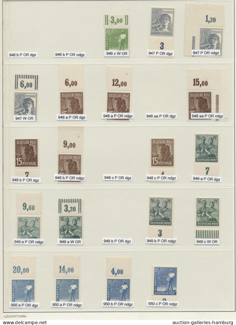 **/*/o/Briefstück/Brf./FDC Alliierte Besetzung - Gemeinschaftsausgaben: 1946-1948, stark spezialisierte Sam