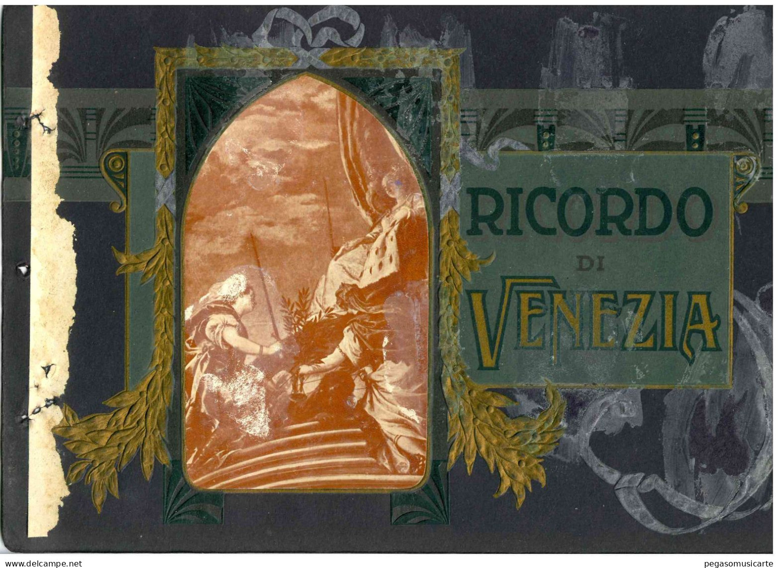 COPERTINA ALBUM FOTOGRAFICO CARTOLINA RICORDO DI VENEZIA COPERTINA CON 1 STAMPA  - CM 20X30 - Livres & Catalogues