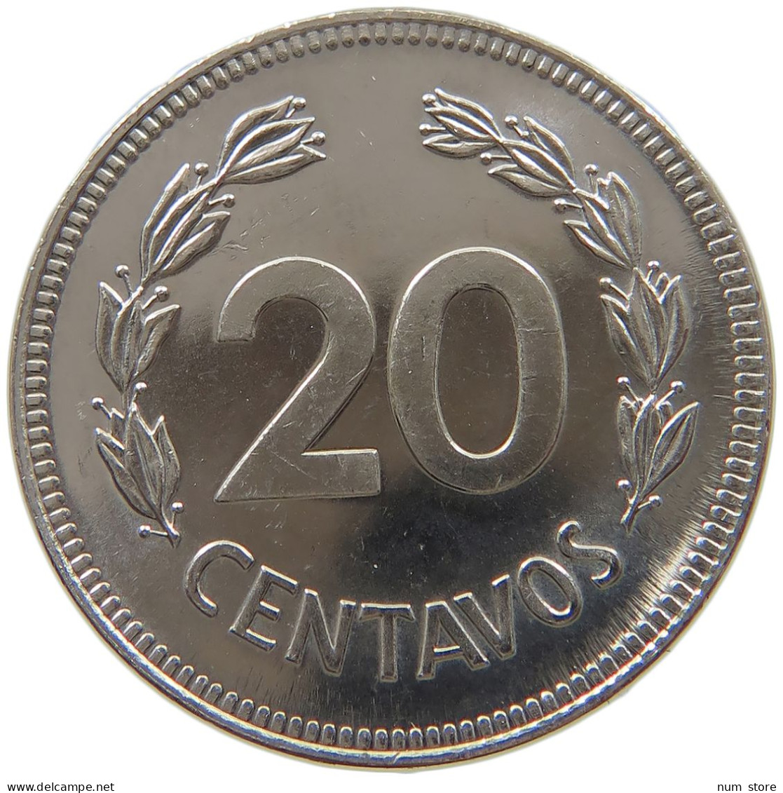 ECUADOR 20 CENTAVOS 1980 TOP #s079 0575 - Ecuador