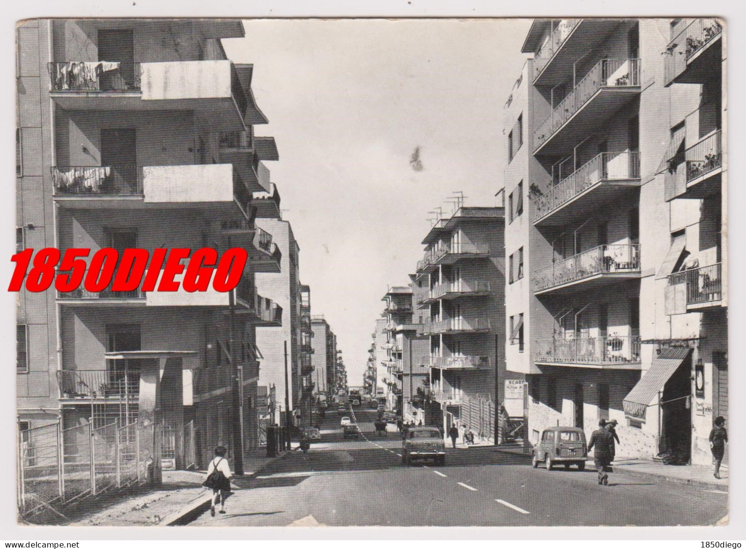 PORTICI - VIA DELLA LIBERTA' F/GRANDE  VIAGGIATA 1964 ANIMAZIONE - Portici