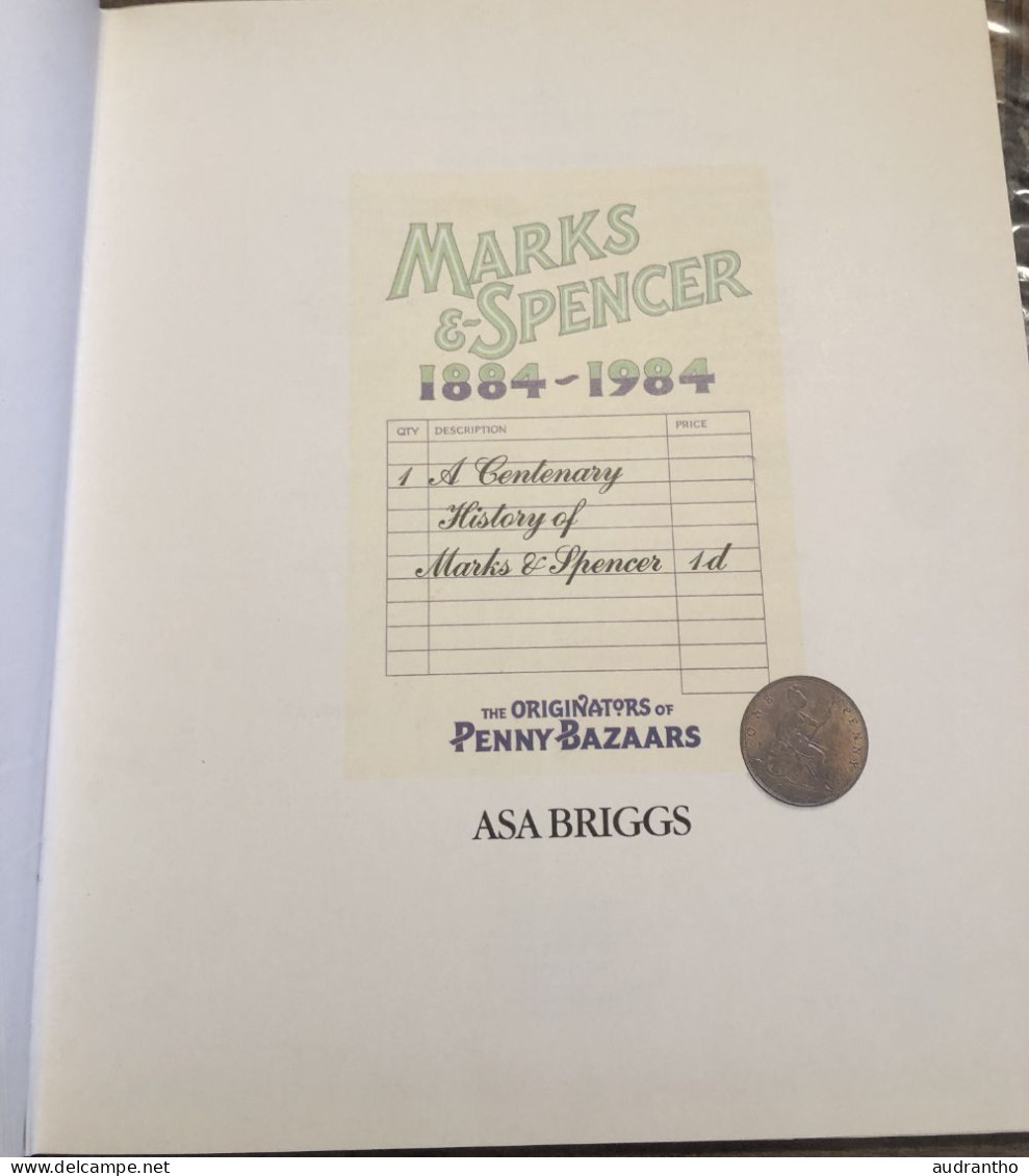 Livre MARKS AND SPENCER 1884-1984 - Asa Briggs - Business