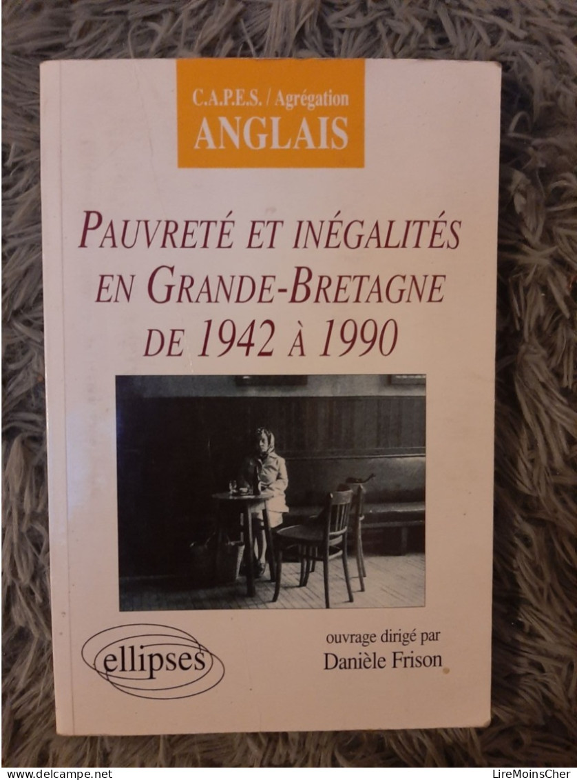 PAUVRETE ET INEGALITES EN GRANDE BRETAGNE DE 1942 A 1990 - DANIELE FRISSON CAPES AGREGATION ANGLAIS - Sociologia