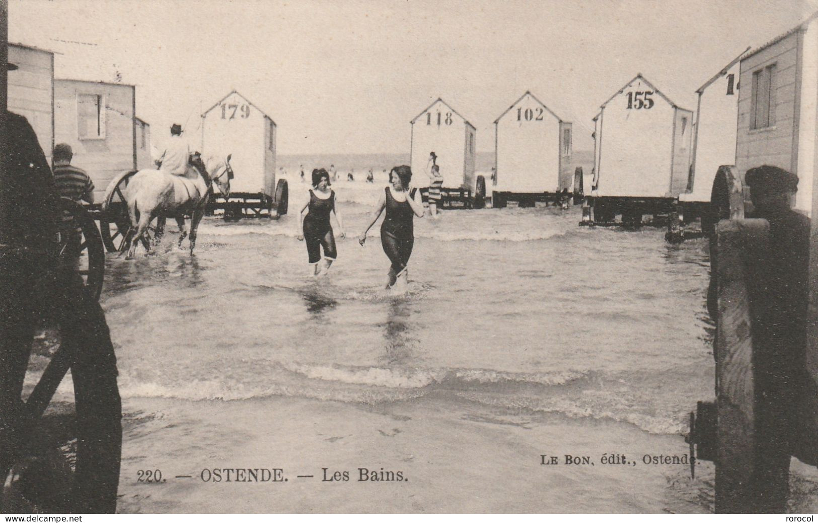 BELGIQUE CARTE POSTALE 1918 OSTENDE - Brieven En Documenten