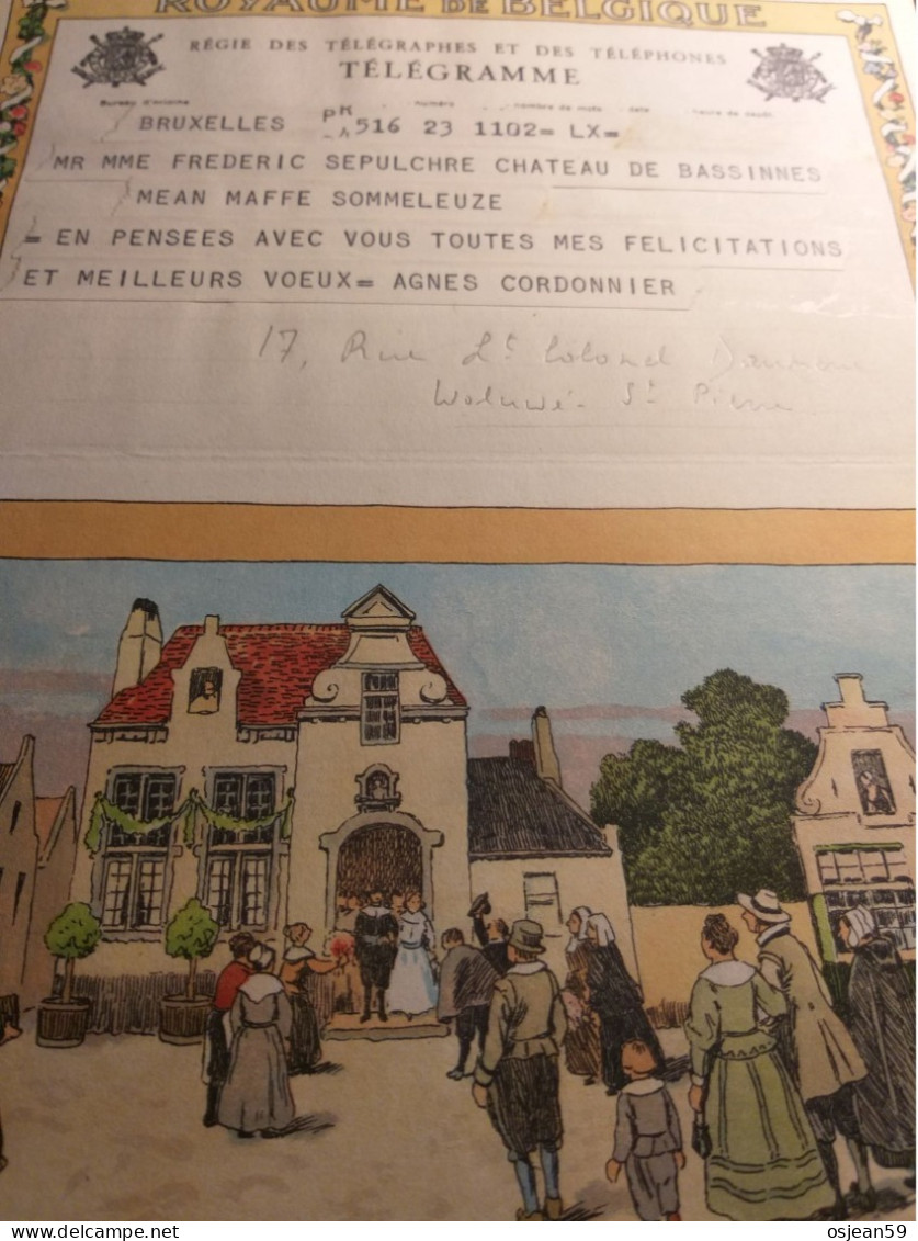 Télégramme Du Royaume De Belgique. Bon état. - Telegrams