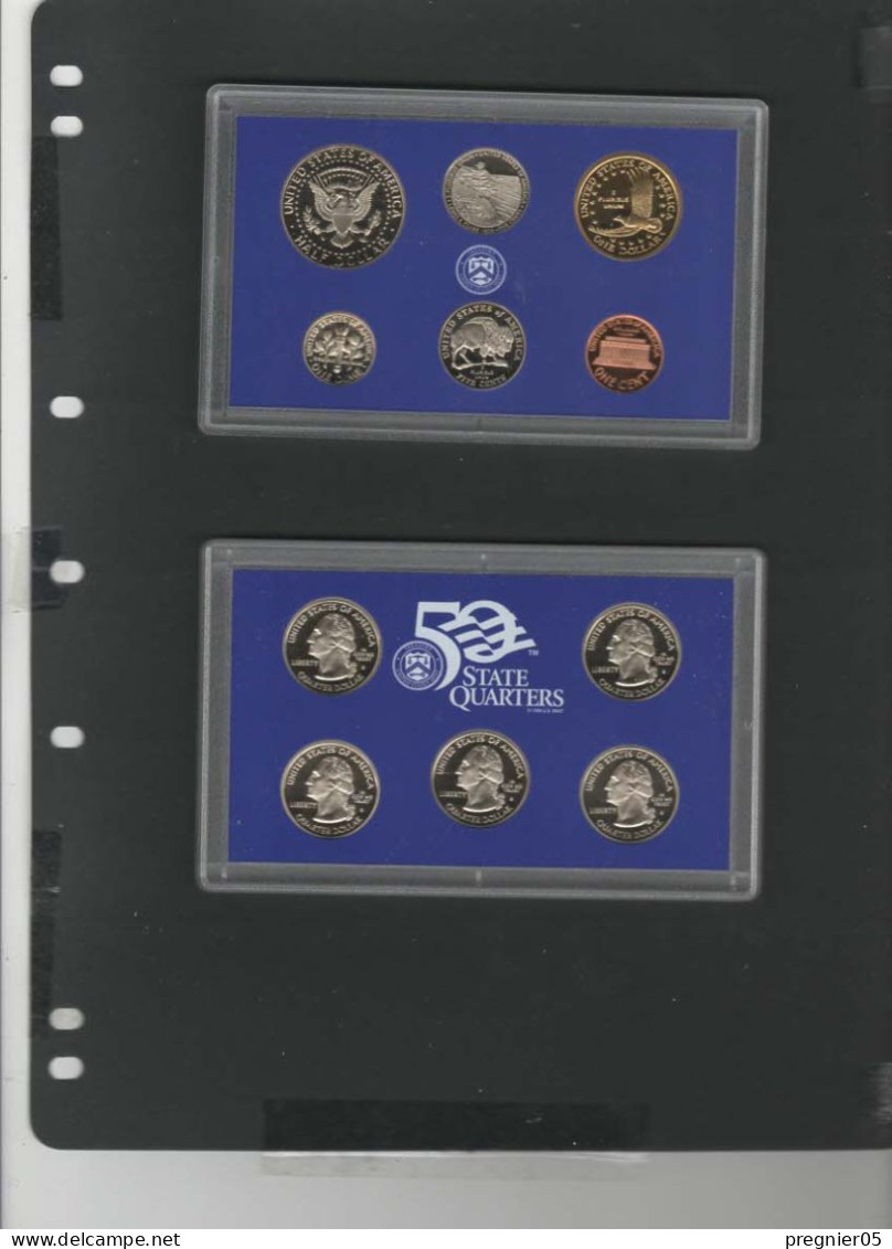 Baisse De Prix USA - 2 Coffrets Pièces Proof Set Série 2005 - Jahressets