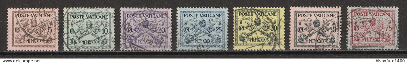 Vatican 1929 Et 1931 : Timbres Yvert & Tellier N° 26 - 27 - 28 - 29 - 30 - 31 - 32 - 34 - 35 Et 39 Obltérés. - Gebraucht
