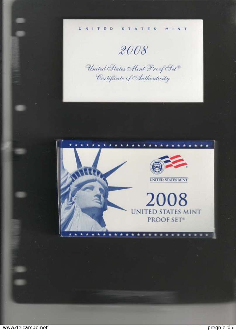 Baisse De Prix USA - 3 Coffrets Pièces Proof Set Série 2008 - Proof Sets