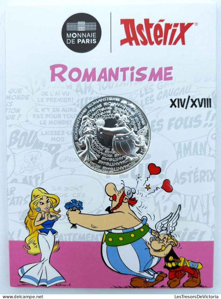 Monnaie - Euro - Monnaie De Paris - Astérix - Romantisme - 10 € - Argent - Vague 2 2022 - Collezioni E Lotti