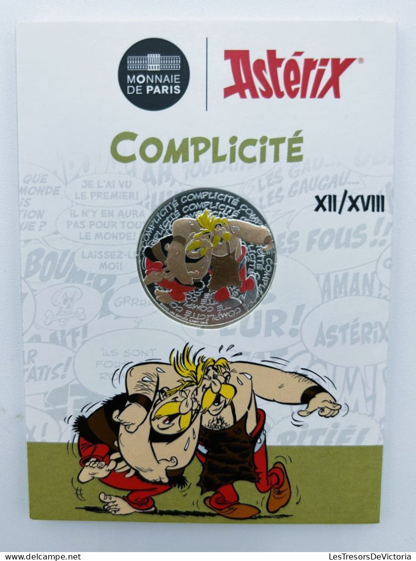 Monnaie - Euro - Monnaie De Paris - Astérix - Complicité - 10 € - Argent - Vague 2 2022 - Sammlungen & Sammellose