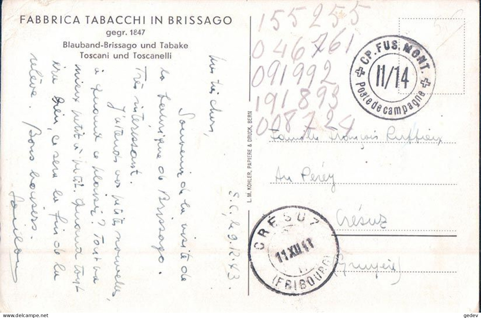 Brissago TI, Fabbrica Tabacchi (1847) - Brissago