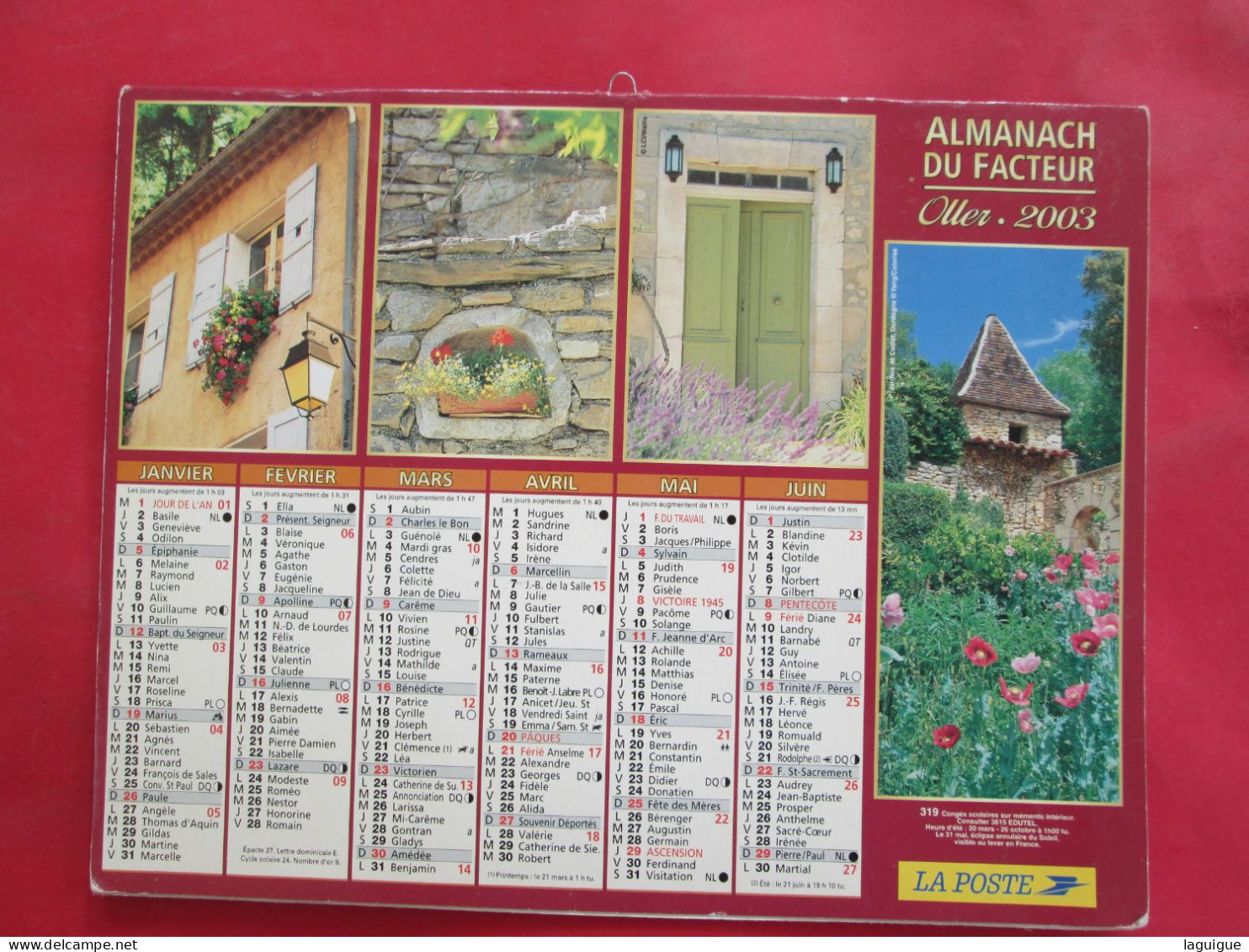 LOT DE 12 CALENDRIERS ALMANACHS de 1982 à 1994 FLEURS LAVIGNE OBERTHUR