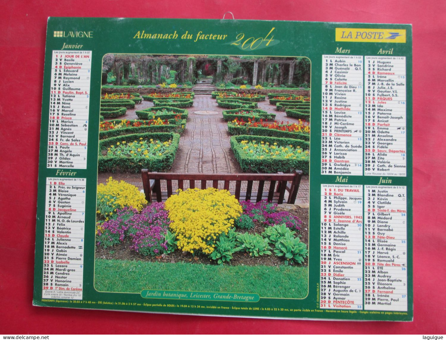 LOT DE 12 CALENDRIERS ALMANACHS de 1982 à 1994 FLEURS LAVIGNE OBERTHUR