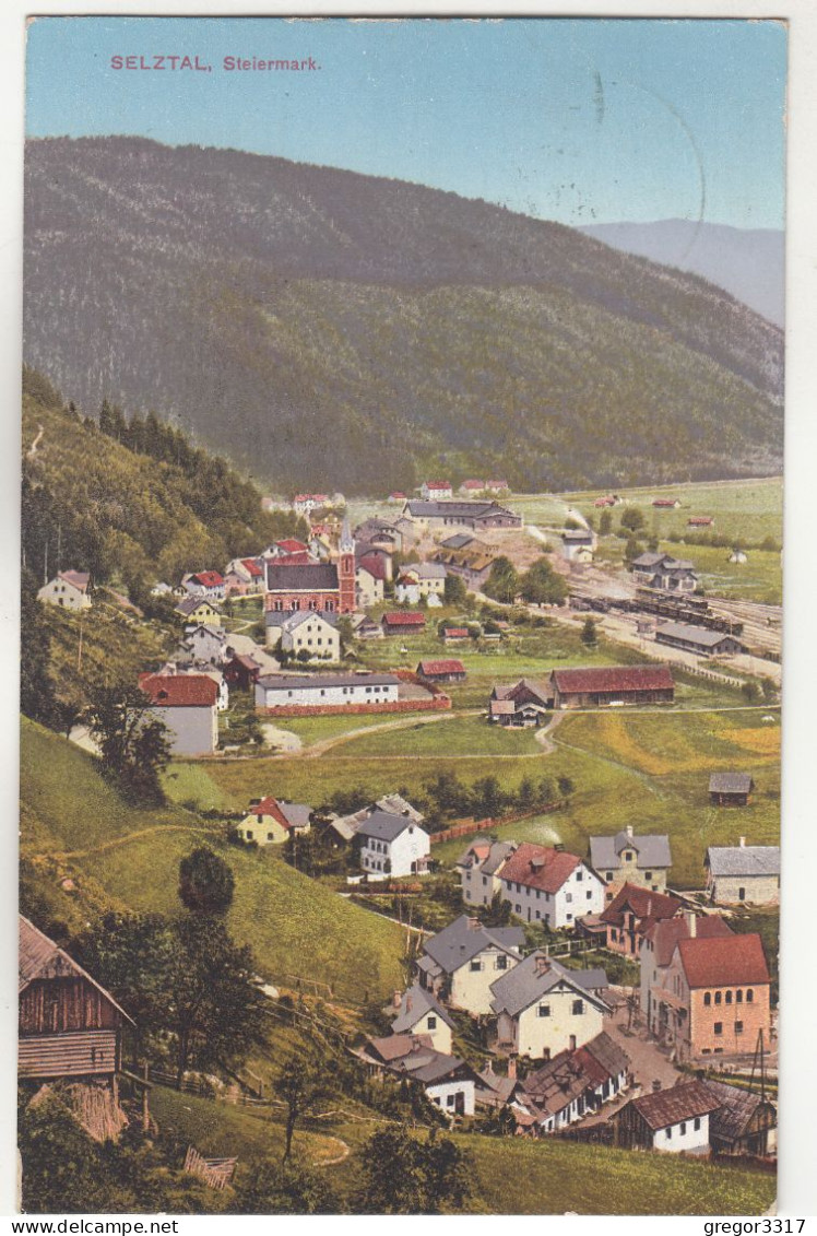 D7065) SELZTAL - Steiermark - Häuser Details ALT ! 1912 - Selzthal