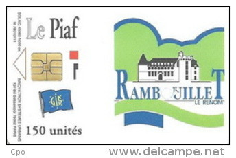 # PIAF FR.RAM1 - RAMBOUILLET Chateau 150u Iso 1000 Neant 78010111 - Tres Bon Etat - - Scontrini Di Parcheggio