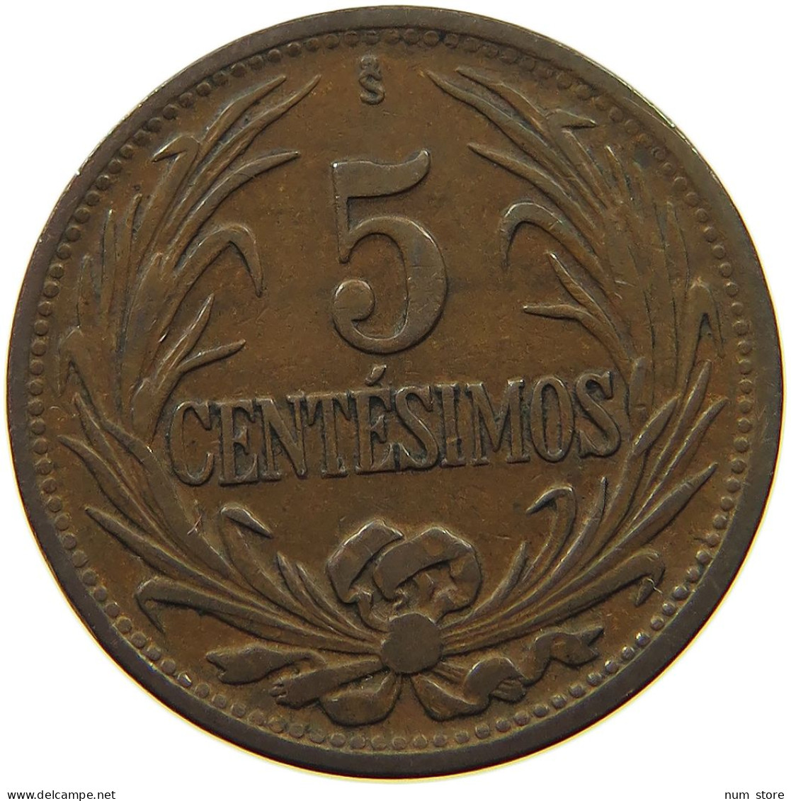 URUGUAY 5 CENTESIMOS 1947 #s050 0521 - Uruguay