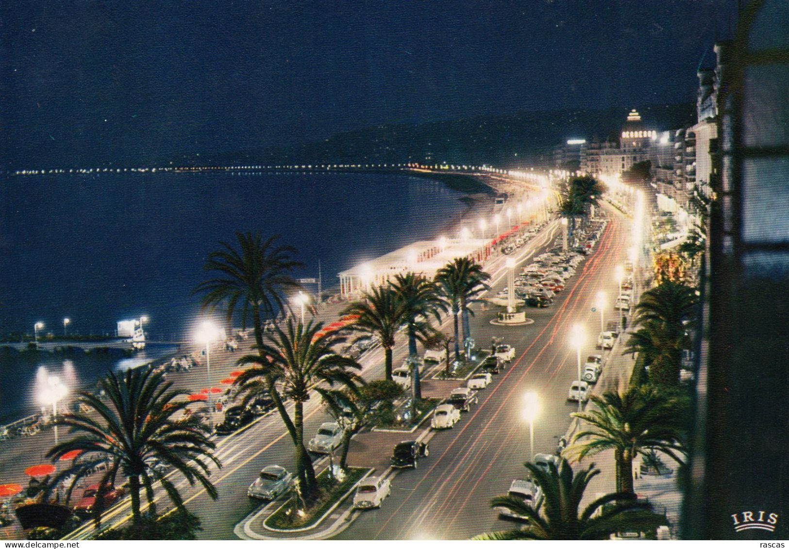 CPM - K - ALPES MARITIMES - NICE - LA NUIT - LA PROMENADE DES ANGLAIS - Nice Bij Nacht