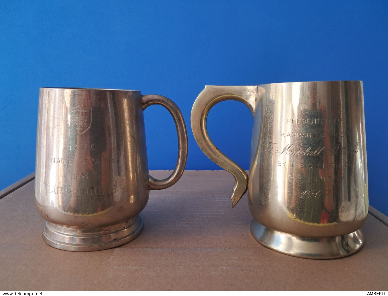 2 Jarras De Cerveza De Estaño Personalizadas - Jugs