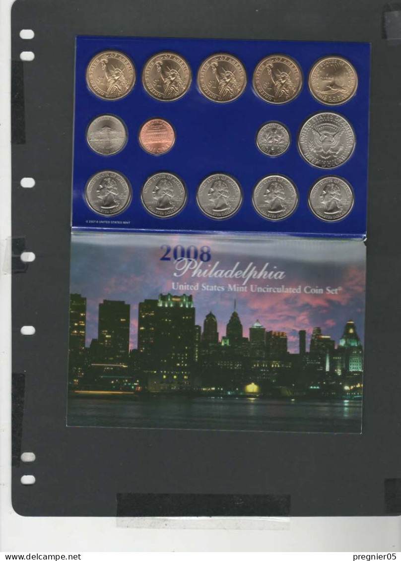 Baisse De Prix USA -  2 Blisters 28 Pièces Mint Uncirculated Série 2008 - Mint Sets
