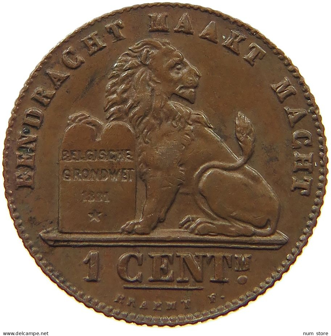 BELGIUM 1 CENTIME 1912 #c084 0271 - 1 Cent