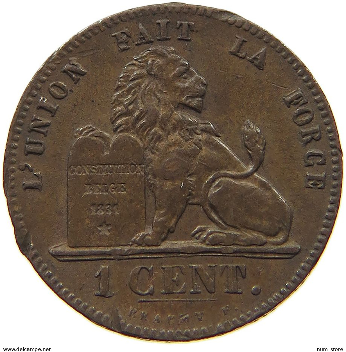 BELGIUM 1 CENTIME 1870 #c084 0269 - 1 Cent