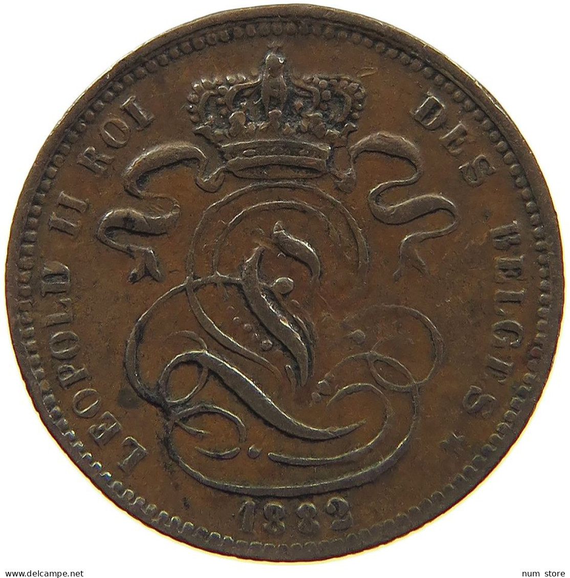 BELGIUM 1 CENTIME 1882 #c019 0391 - 1 Centime