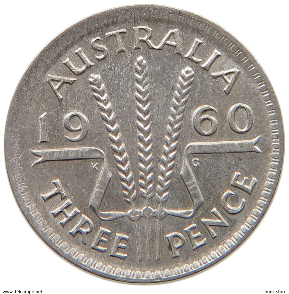 AUSTRALIA THREEPENCE 1960 #c079 0693 - Threepence