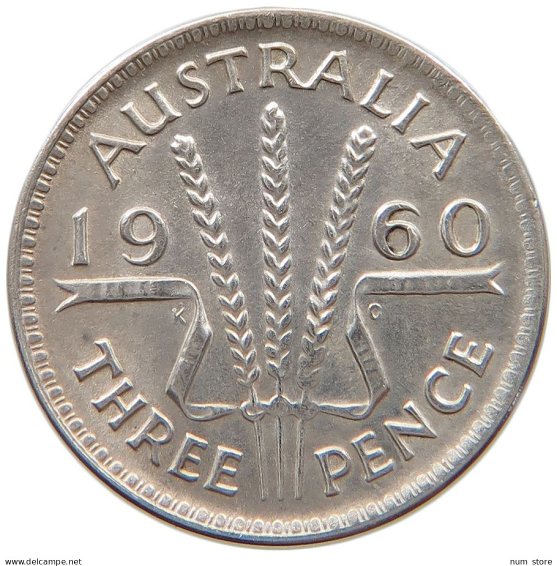 AUSTRALIA THREEPENCE 1960 #a064 0537 - Threepence