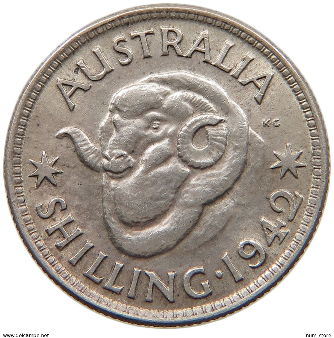 AUSTRALIA SHILLING 1942 #c032 0257 - Shilling