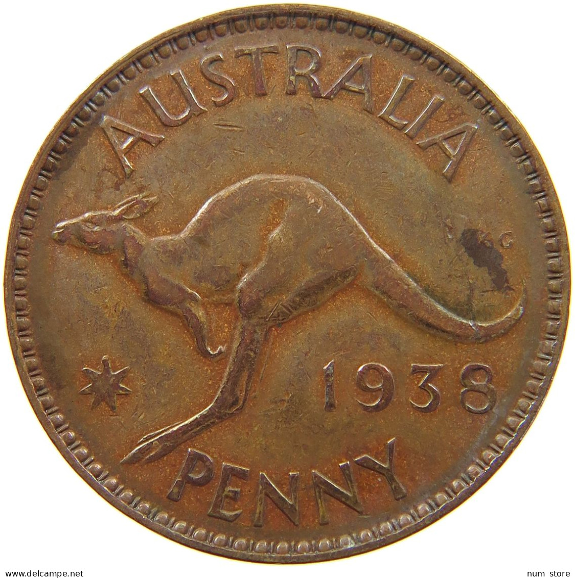 AUSTRALIA PENNY 1938 #a057 0731 - Penny