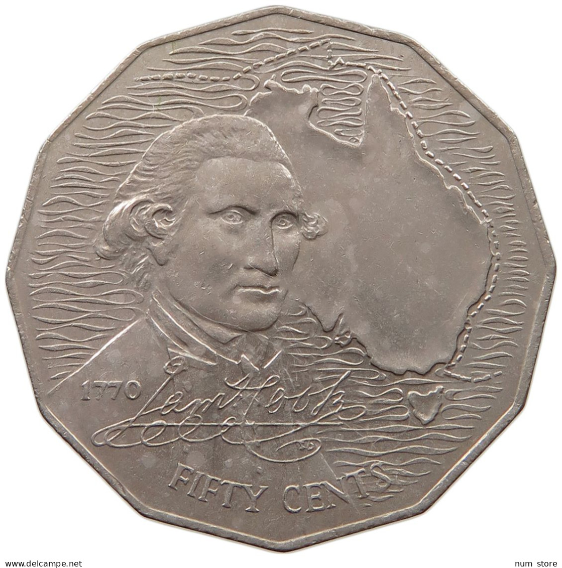 AUSTRALIA 50 CENTS 1970 #a053 0853 - 50 Cents