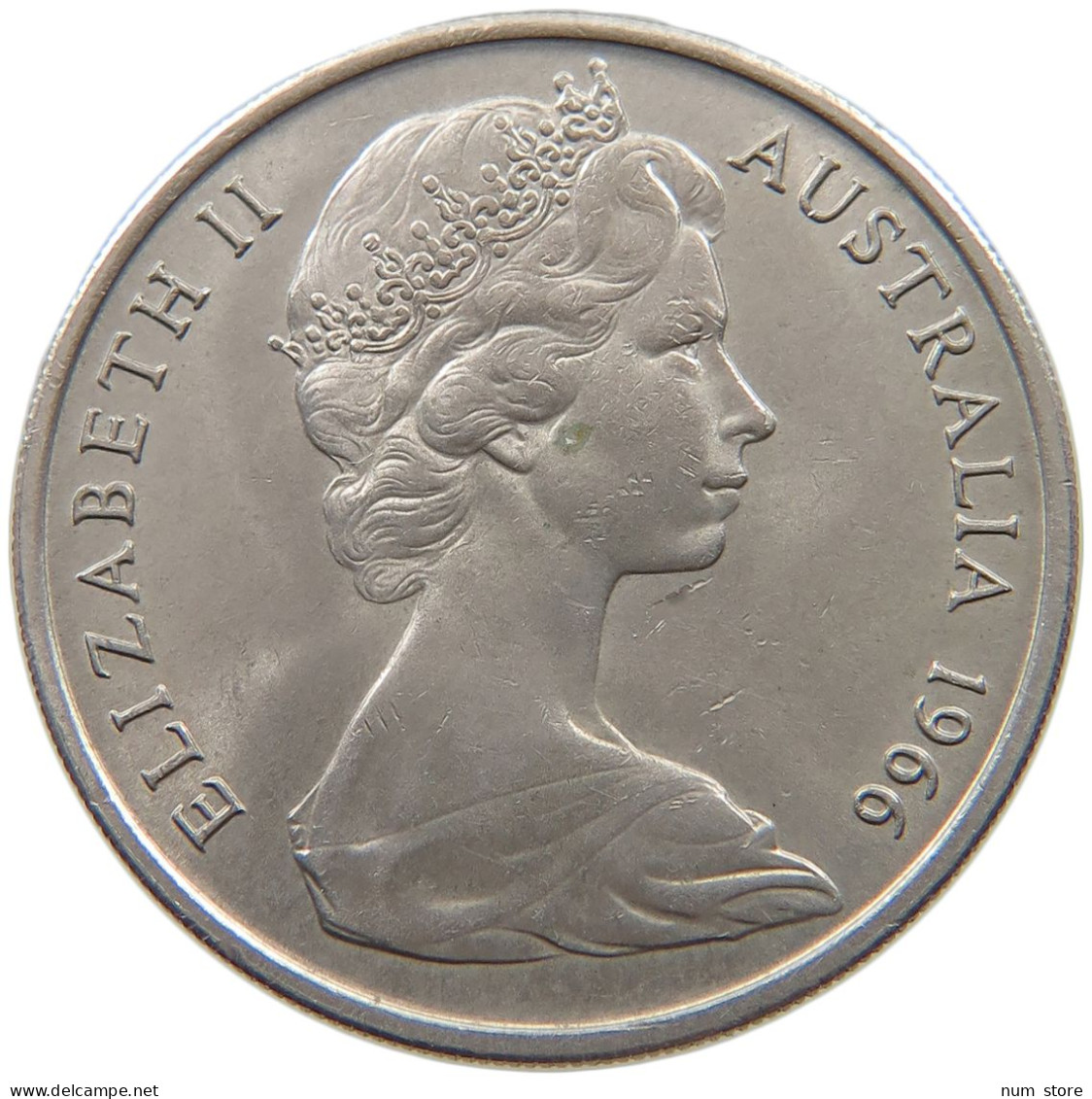 AUSTRALIA 20 CENTS 1966 #s065 0141 - 20 Cents