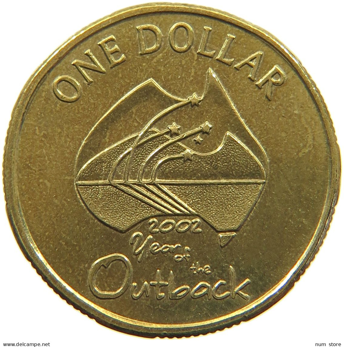 AUSTRALIA 1 DOLLAR 2002 TOP #a074 0083 - Dollar