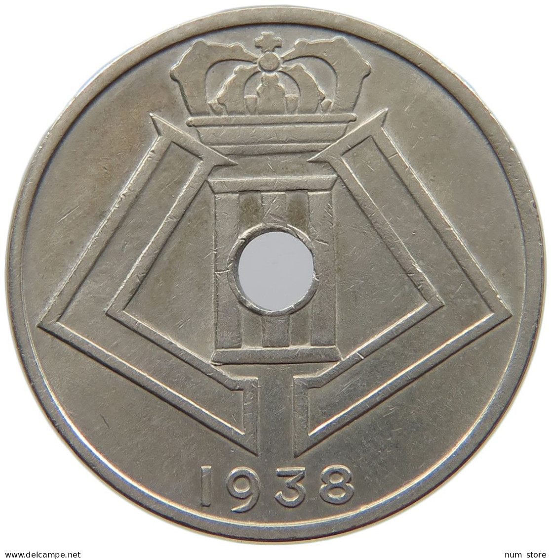 BELGIUM 25 CENTIMES 1938 #c052 0315 - 25 Cents