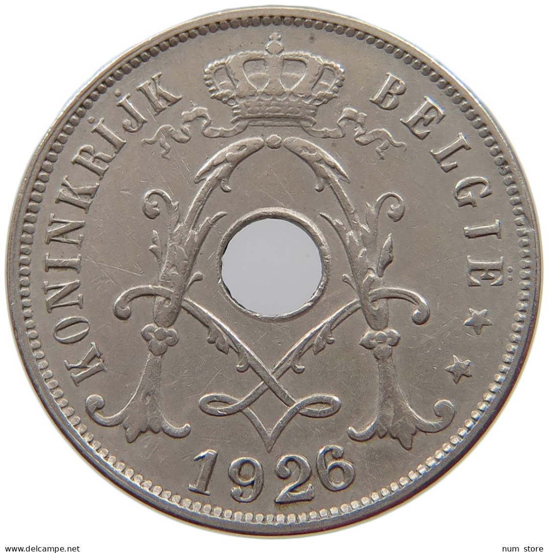 BELGIUM 25 CENTIMES 1926 #a043 0231 - 25 Cents