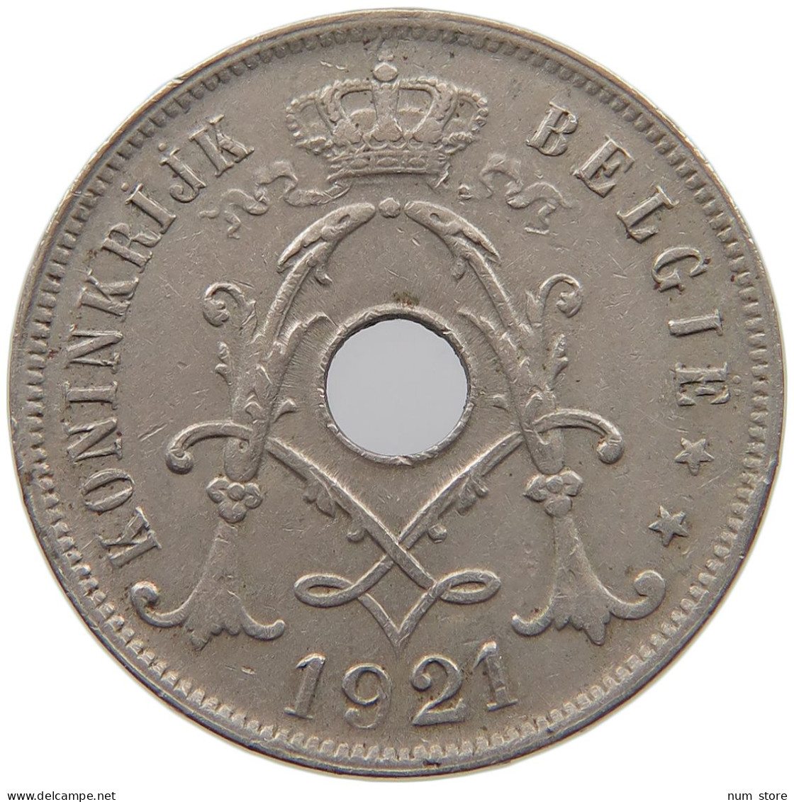 BELGIUM 25 CENTIMES 1921 #c005 0013 - 25 Cent