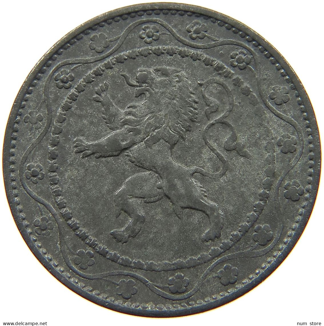 BELGIUM 25 CENTIMES 1916 #a056 0725 - 25 Cents