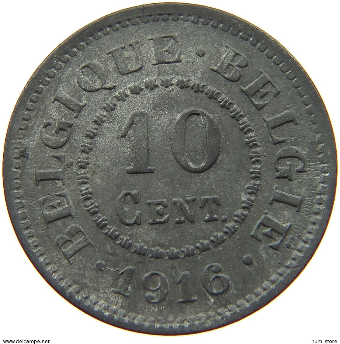 BELGIUM 10 CENTIMES 1916 #a006 0271 - 10 Centimes