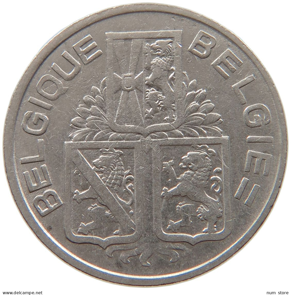 BELGIUM 1 FRANCS 1939 #c063 0477 - 1 Frank