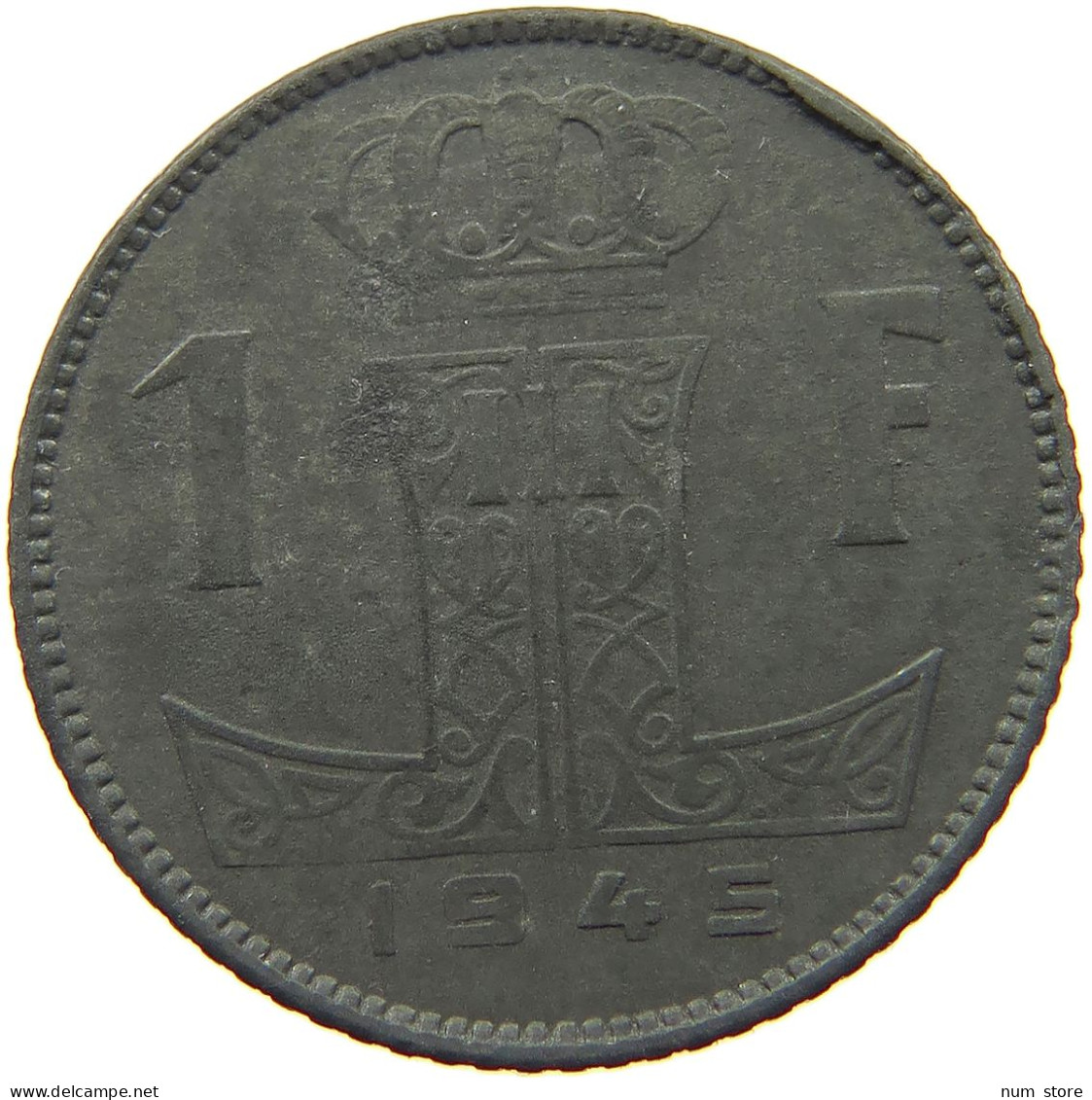 BELGIUM 1 FRANC 1943 #a006 0359 - 1 Franc