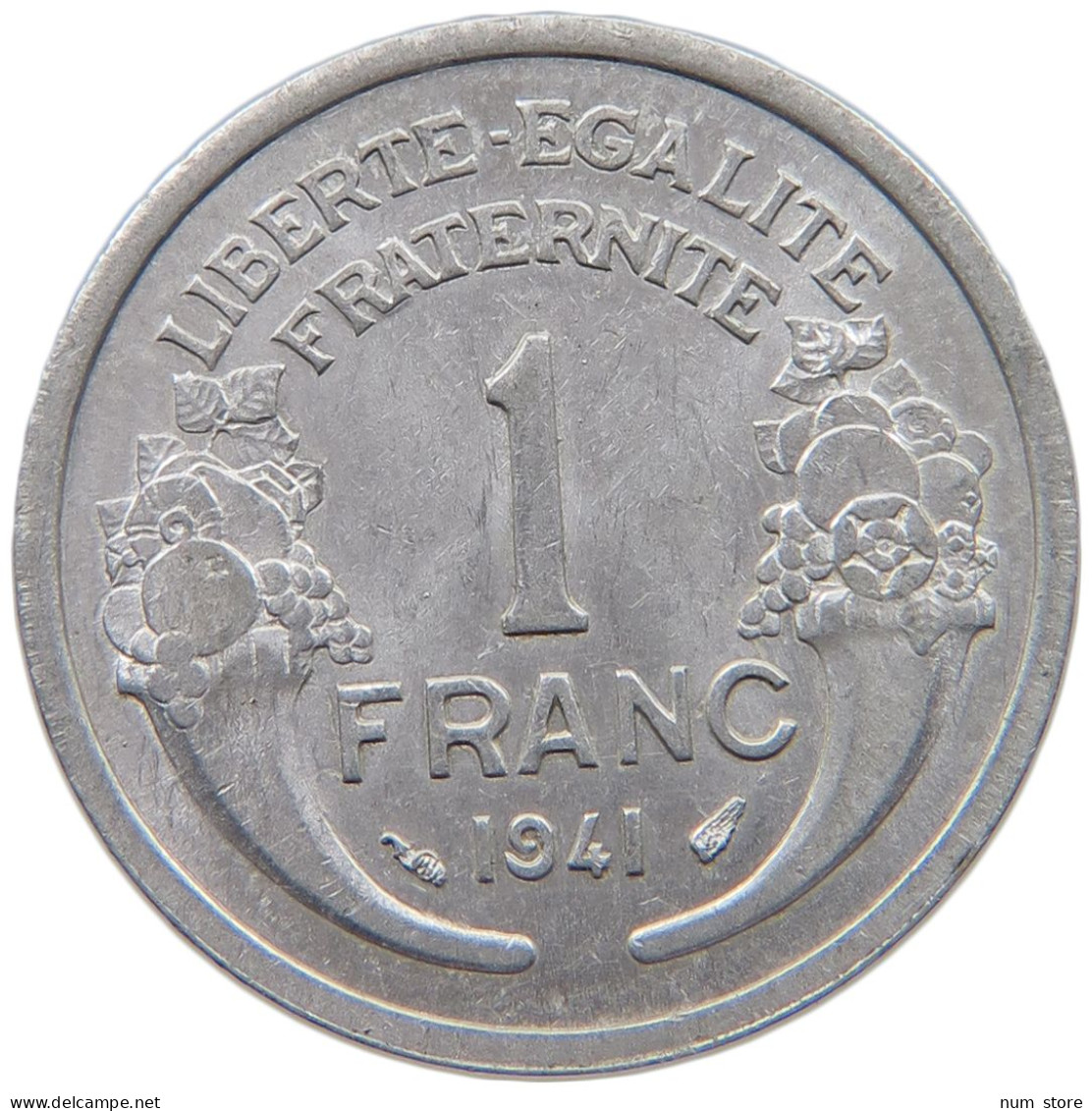 FRANCE 1 FRANC 1941 #c019 0471 - 1 Franc