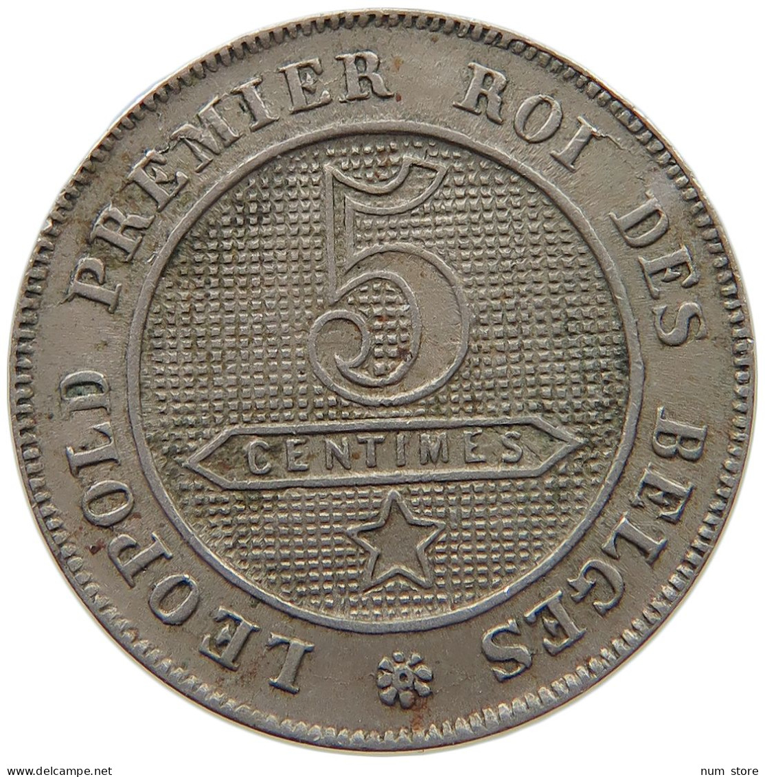 BELGIUM 5 CENTIMES 1863 #c011 0661 - 5 Cents