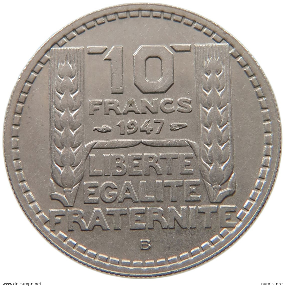 FRANCE 10 FRANCS 1947 B #s065 0219 - 10 Francs