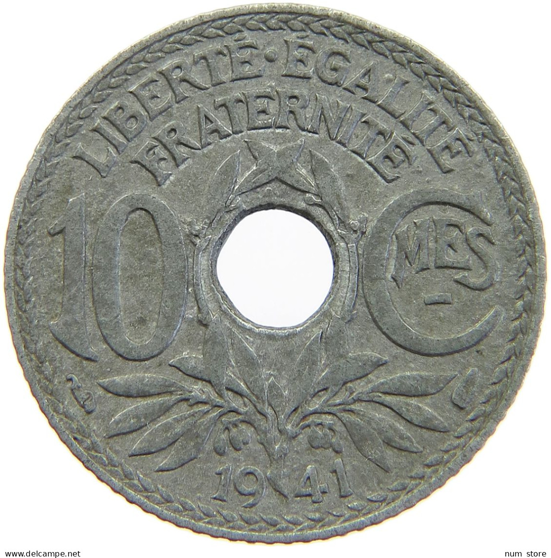 FRANCE 10 CENTIMES 1941 #a060 0321 - 10 Centimes