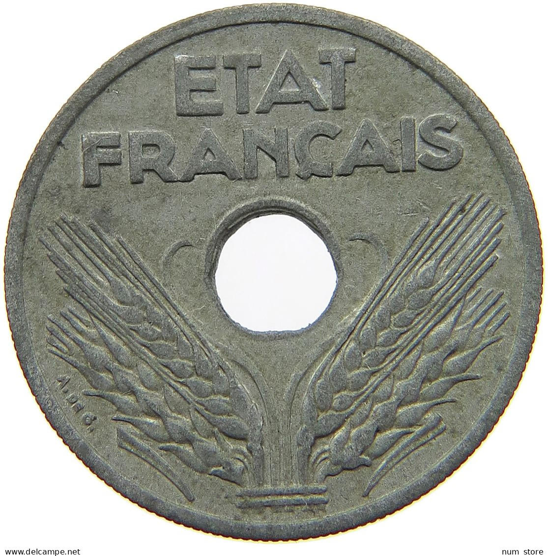 FRANCE 20 CENTIMES 1941 #a006 0195 - 20 Centimes