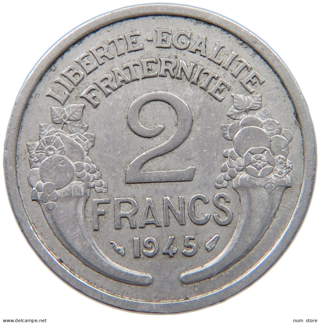 FRANCE 2 FRANCS 1945 #c078 0433 - 2 Francs