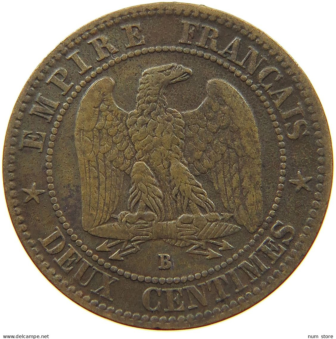 FRANCE 2 CENTIMES 1856 B #a012 0545 - 2 Centimes